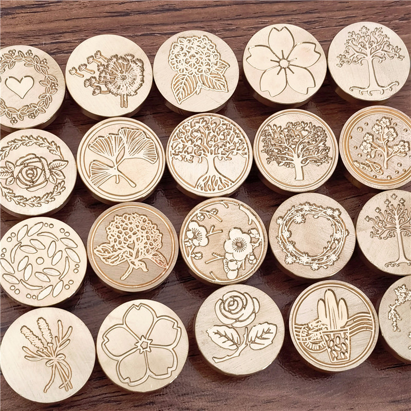 Wax Seal Stamp Set - Cabezal de sello de cera, sellos