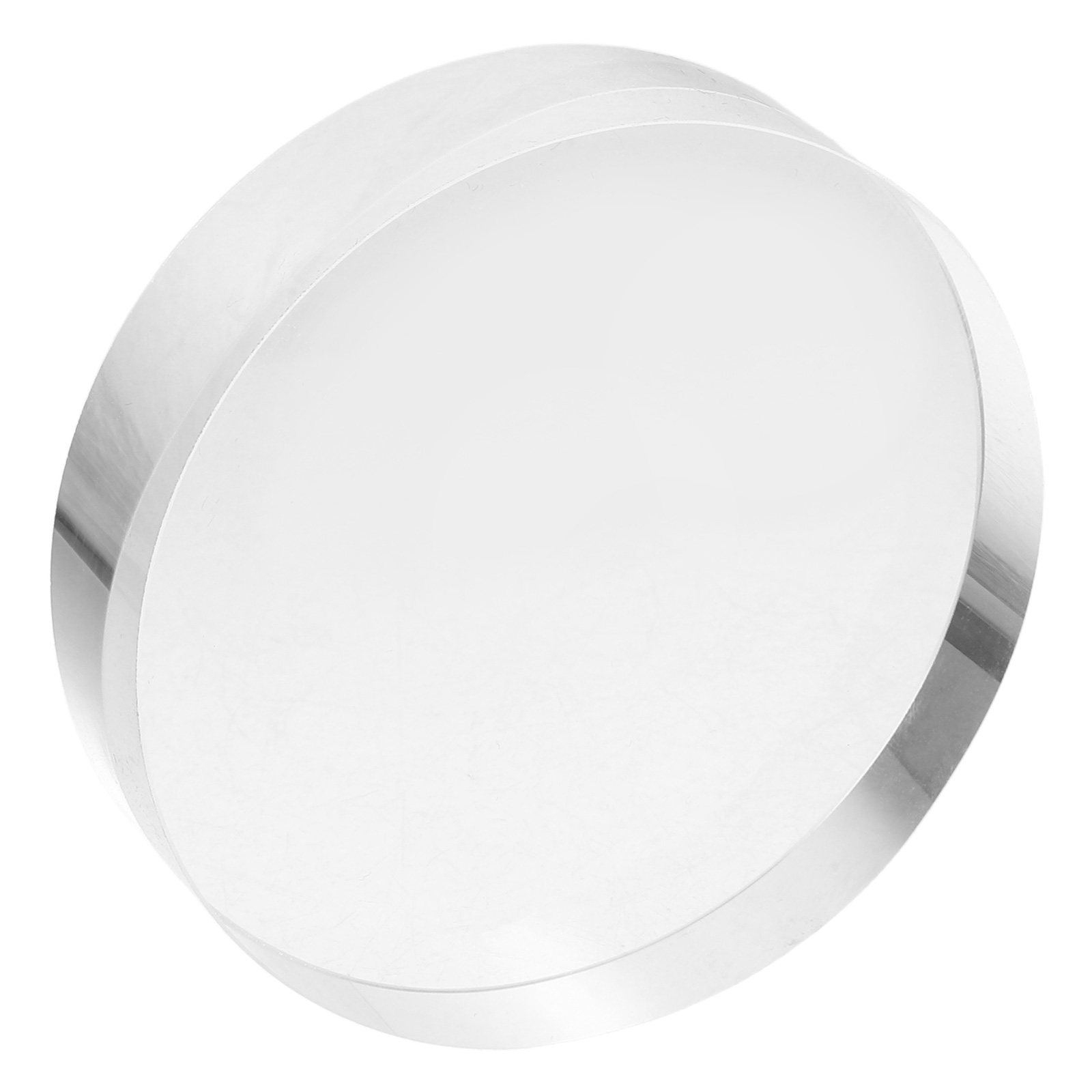 Paper Weight Crystal - Prensapapeles de Cristal Transparente Redondo, Elegante