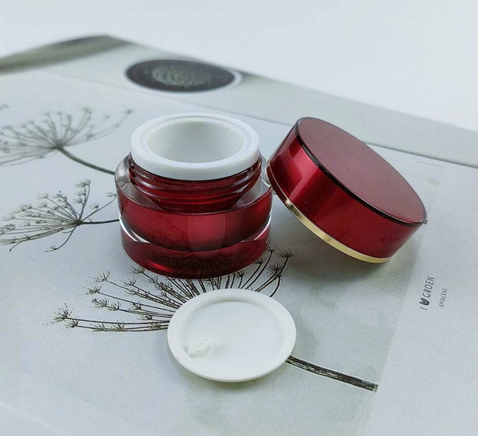 Gel Refill Pack - Envase de acrílico dorado y plateado