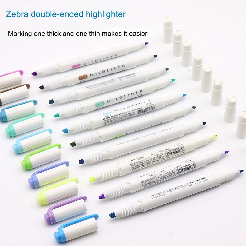 Juego de resaltadores Mildline - Zebra Pen Mildliner reseña y precio