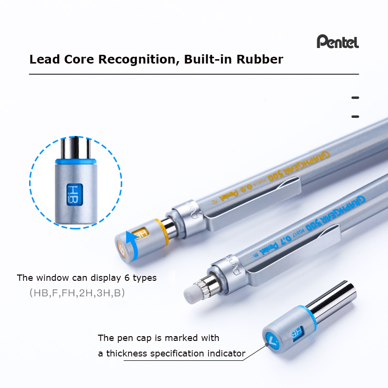 Pentel-lápiz mecánico GraphGea - Pentel Pen Energel reseña y precio
