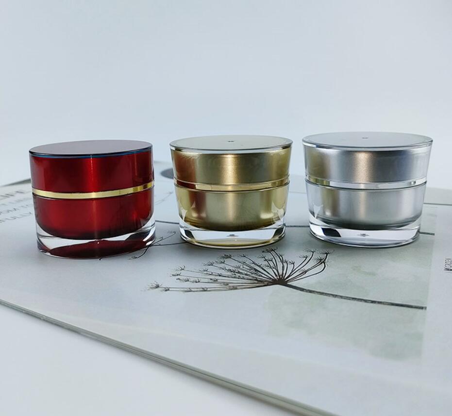 Envase de acrílico dorado y pl - Gel Refill Pack reseña y precio