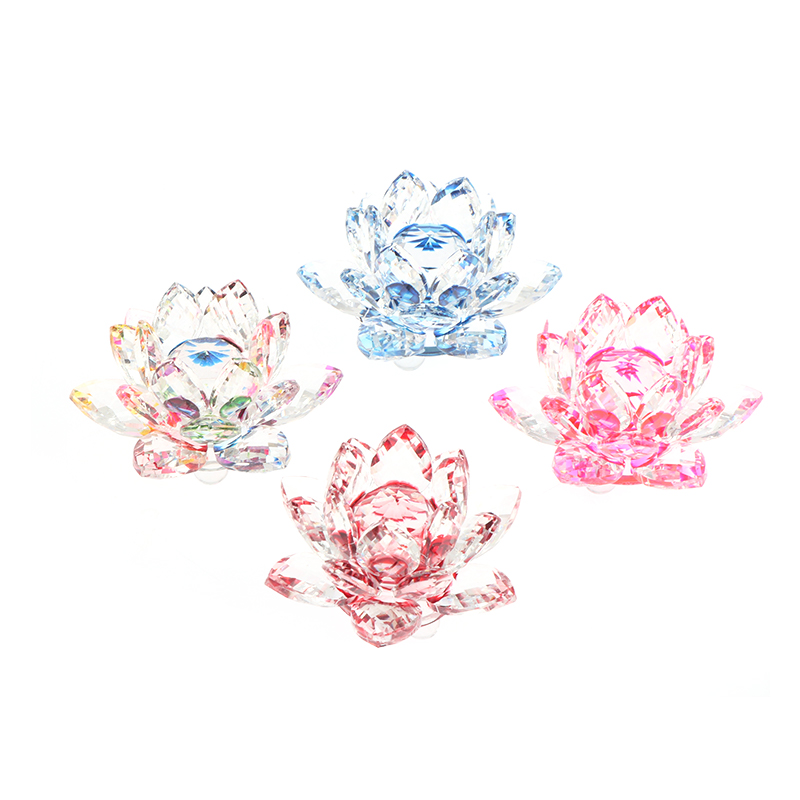 Flor de Loto de cristal de cua - Paper Weight Crystal reseña y precio