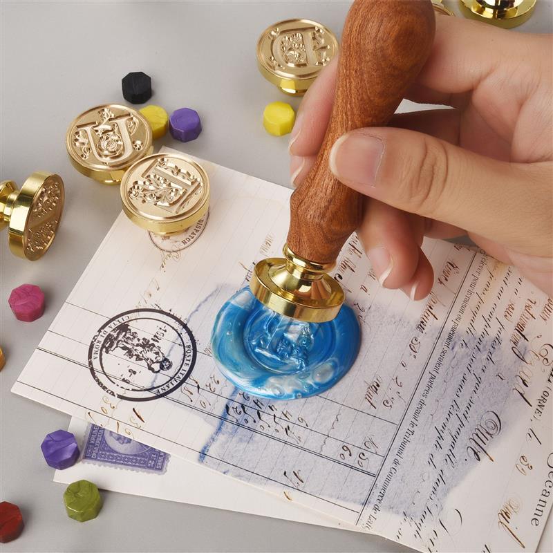 Cabezal de sello de cera sella - Wax Seal Stamp Set reseña y precio